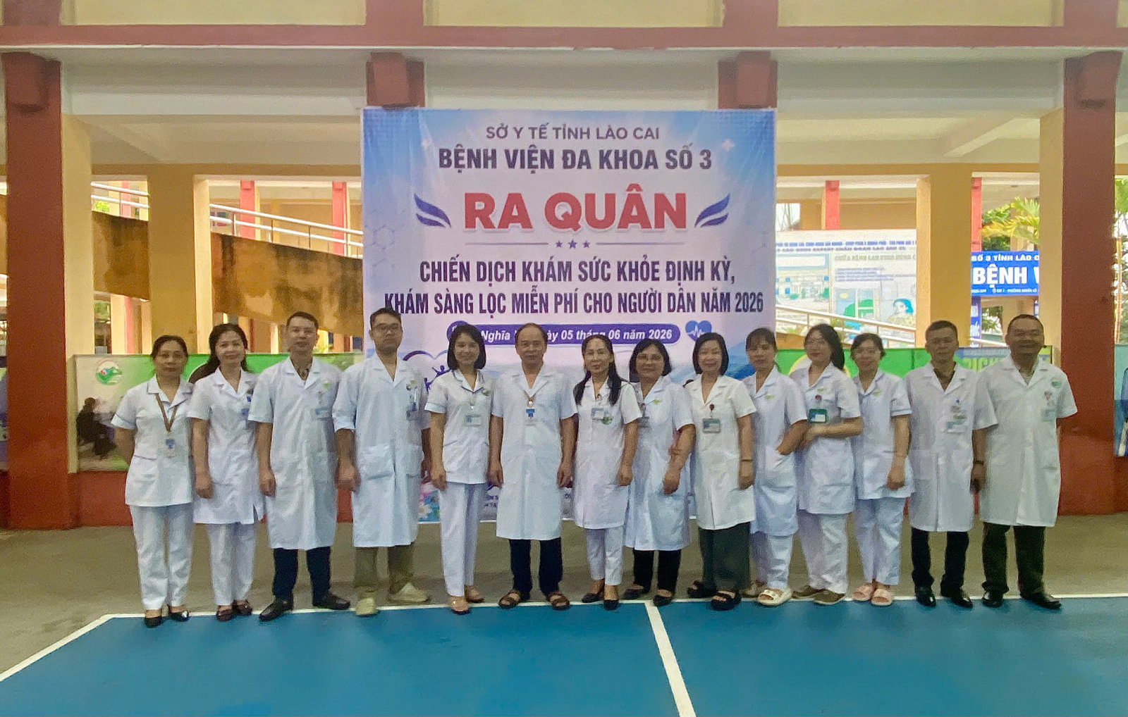 Hình ảnh tin tức Bệnh viện Đa khoa số 3 tỉnh Lào Cai tổ chức ra quân khám sức khỏe định kỳ miễn phí cho người dân